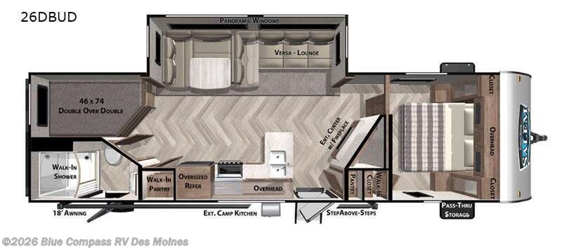 Used 2021 Forest River Salem 26DBUD available in Altoona, Iowa