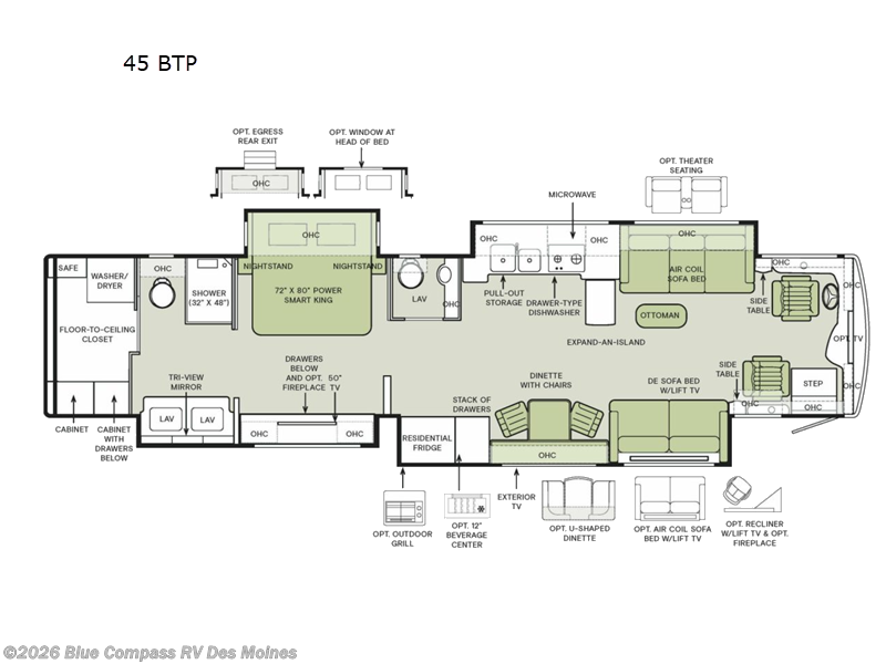 New 2026 Tiffin  Bob Tiffin Limited Edition Bus 45 BTP available in Altoona, Iowa