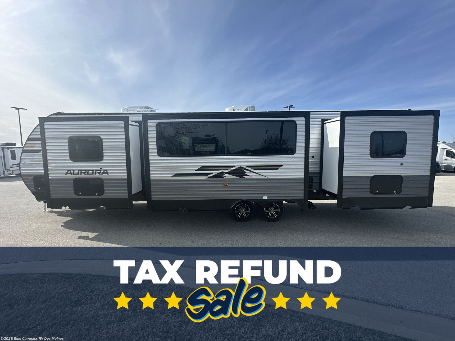 New 2026 Forest River Aurora 34BHTS (2 Queen Beds) available in Altoona, Iowa