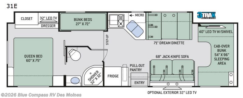 Used 2019 Thor Motor Coach Four Winds 31E available in Altoona, Iowa