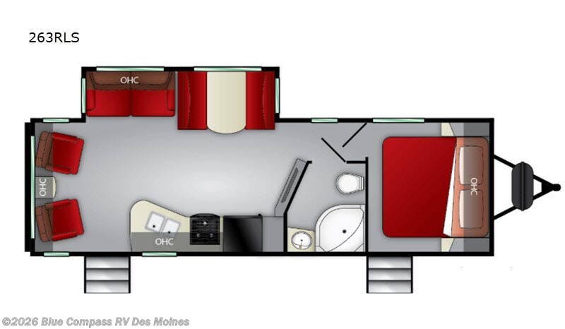 Used 2019  Cruiser RV Shadow Cruiser 263RLS by Cruiser RV from Blue Compass RV Des Moines in Altoona, IA