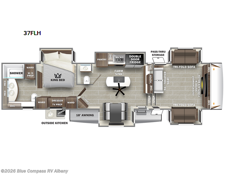 Used 2022 Forest River Sabre 37FLH available in Latham, New York