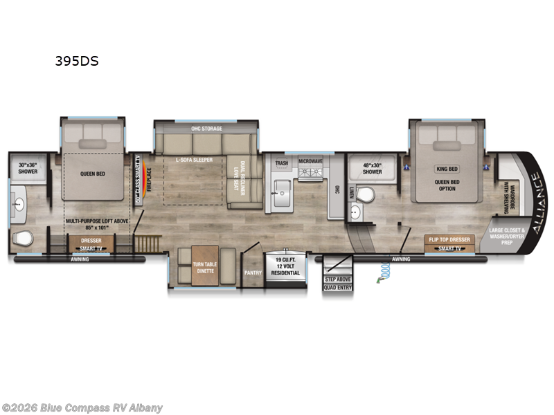 New 2026 Alliance RV Paradigm 395DS available in Latham, New York