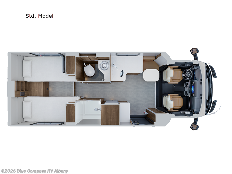 New 2026 Airstream Atlas 25RT Std. Model available in Latham, New York
