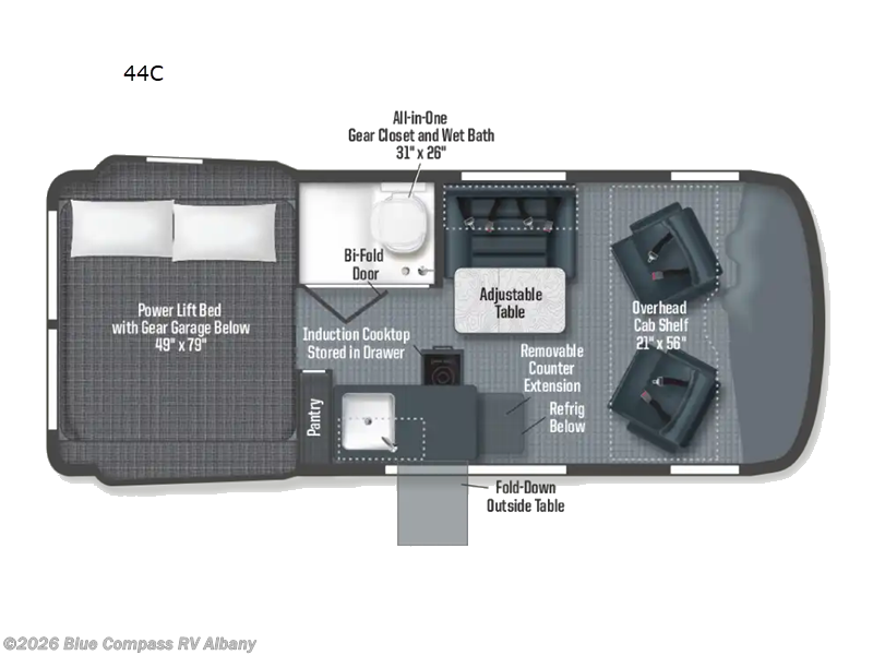 New 2027 Winnebago Revel Sport 44C available in Latham, New York