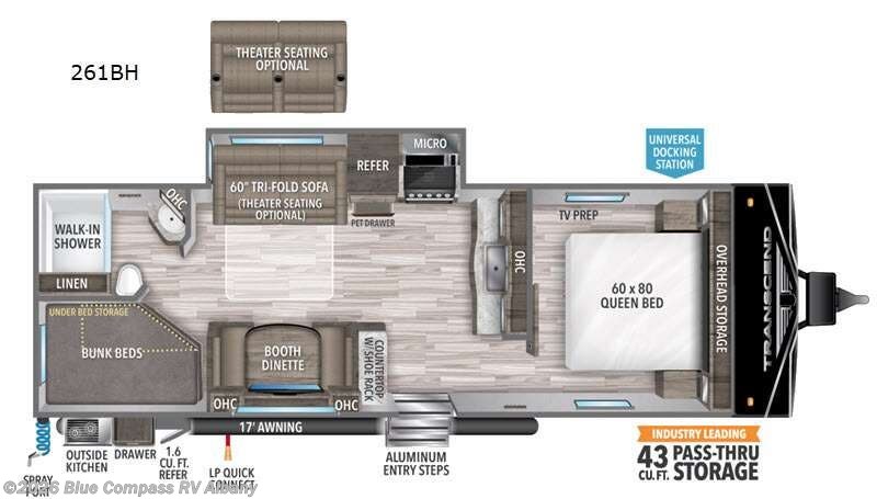 Used 2021 Grand Design Transcend Xplor 261BH available in Latham, New York