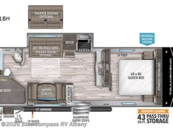 Used 2021 Grand Design Transcend Xplor 261BH available in Latham, New York