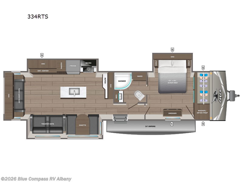 New 2027 Jayco Jay Flight 334RTS available in Latham, New York