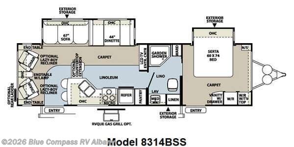 Used 2013 Forest River Rockwood Signature Ultra Lite 8314BSS available in Latham, New York