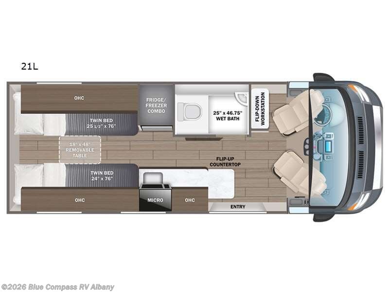 New 2027 Entegra Coach Expanse 21L available in Latham, New York