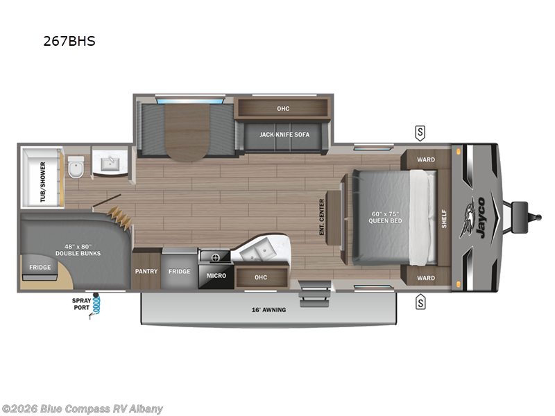 Used 2024  Jayco Jay Flight 267BHS by Jayco from Blue Compass RV Albany in Latham, NY