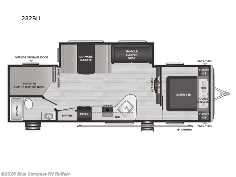 Used 2023 Keystone Springdale 282BH available in West Seneca, New York