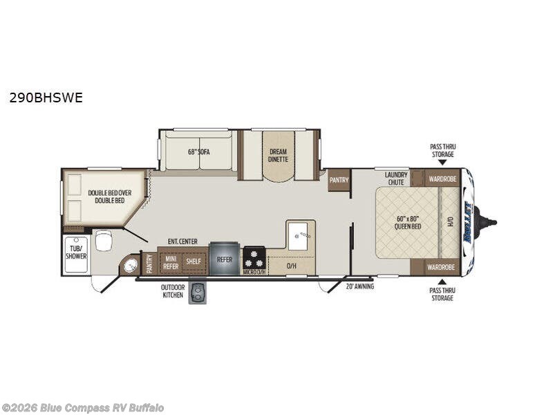 Used 2019 Keystone Bullet 290BHSWE available in West Seneca, New York