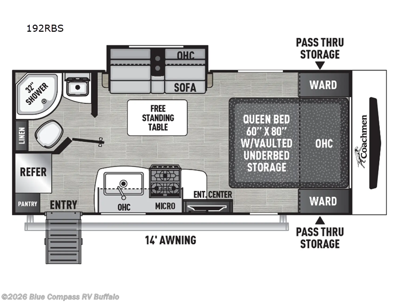 Used 2025 Coachmen Freedom Express Ultra Lite 192RBS available in West Seneca, New York