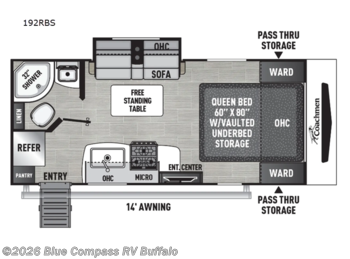 Used 2025 Coachmen Freedom Express Ultra Lite 192RBS available in West Seneca, New York