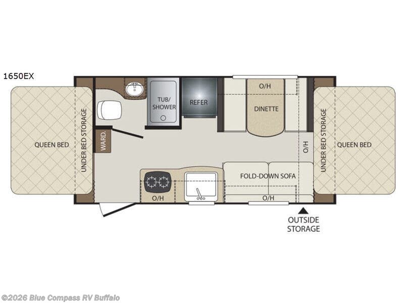 Used 2017 Keystone Bullet Crossfire 1650EX available in West Seneca, New York