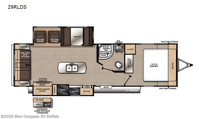 Used 2021 Forest River Aurora 29RLDS available in West Seneca, New York