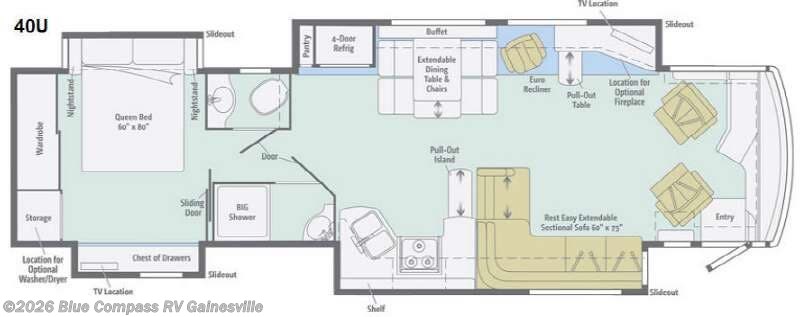 Used 2014 Itasca Meridian 40U available in Alachua, Florida