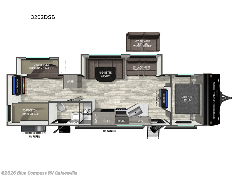 New 2026 Heartland Prowler 3202DSB available in Alachua, Florida