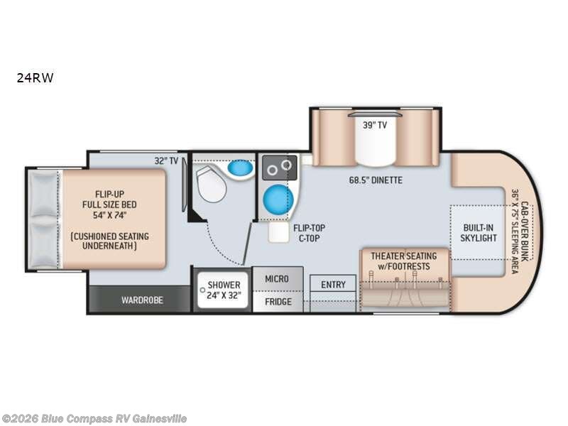 Used 2022 Thor Motor Coach Tiburon Sprinter 24RW available in Alachua, Florida