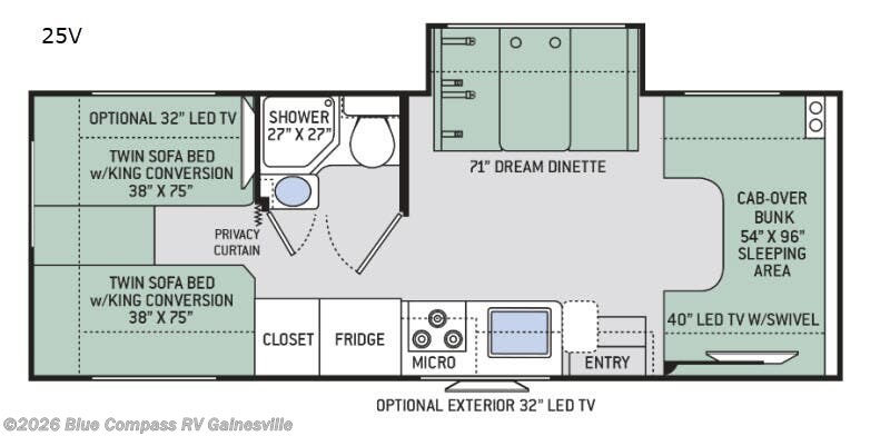 Used 2018 Thor Motor Coach Chateau 25V available in Alachua, Florida