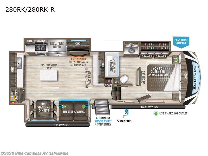 Used 2022 Grand Design Solitude 280RK R available in Alachua, Florida
