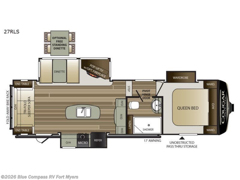 Used 2018 Keystone Cougar Half-Ton Series 27RLS available in Fort Myers, Florida