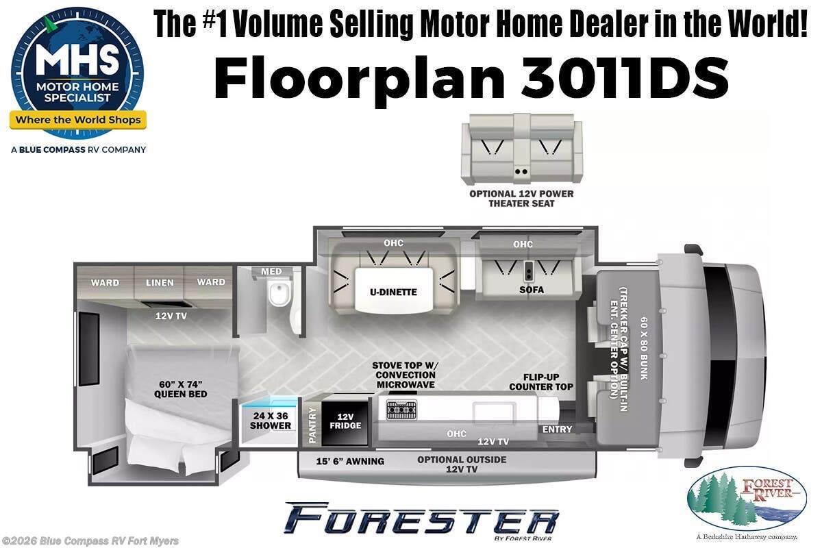 New 2026 Forest River Forester 3011DS Ford available in Fort Myers, Florida
