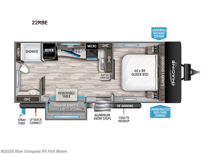 Used 2022 Grand Design Imagine XLS 22RBE available in Fort Myers, Florida