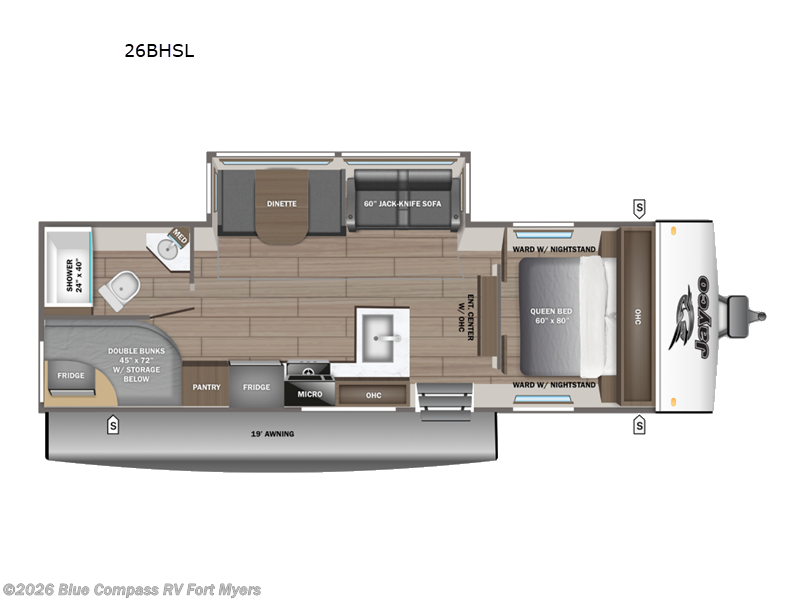 New 2026 Jayco Jay Feather SL 26BHSL available in Fort Myers, Florida