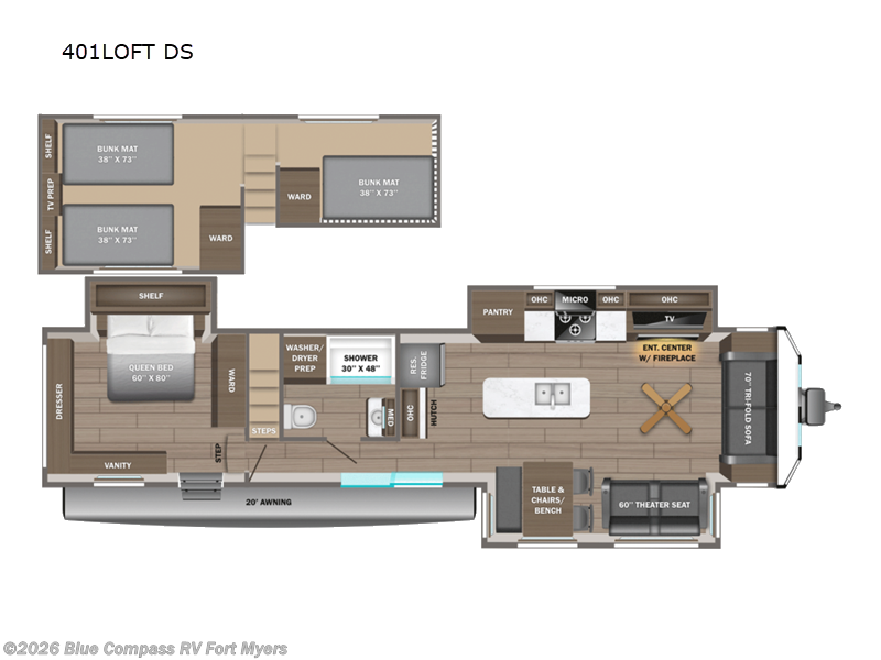 New 2026 Jayco Jay Flight Bungalow 401LOFT DS available in Fort Myers, Florida