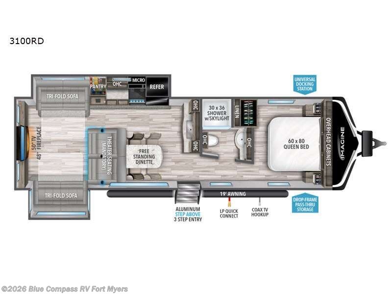 Used 2022 Grand Design Imagine 3100RD available in Fort Myers, Florida