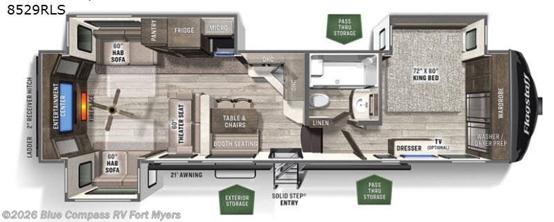 Used 2021 Forest River Flagstaff Classic 8529RLS available in Fort Myers, Florida