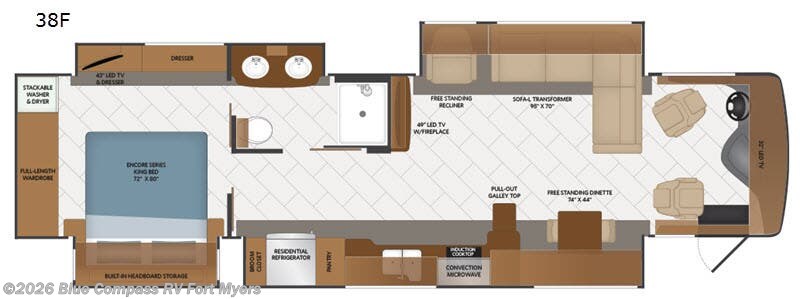 Used 2019 Fleetwood Pace Arrow LXE 38F available in Fort Myers, Florida