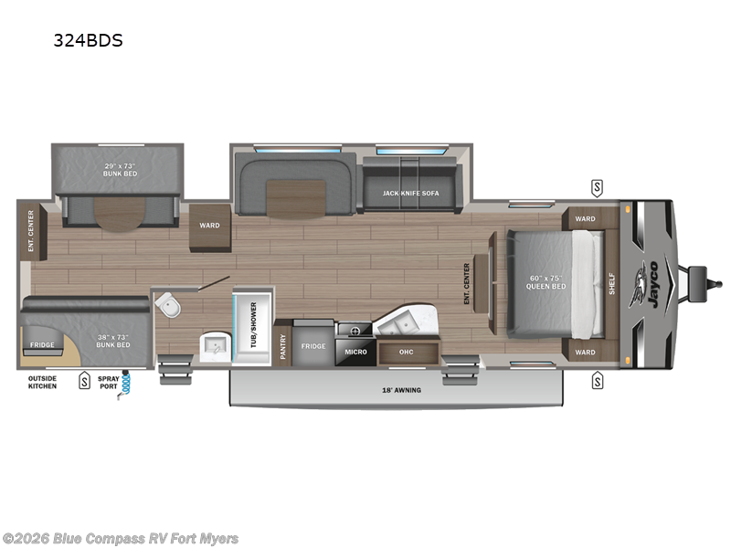 Used 2024 Jayco Jay Flight 324BDS available in Fort Myers, Florida