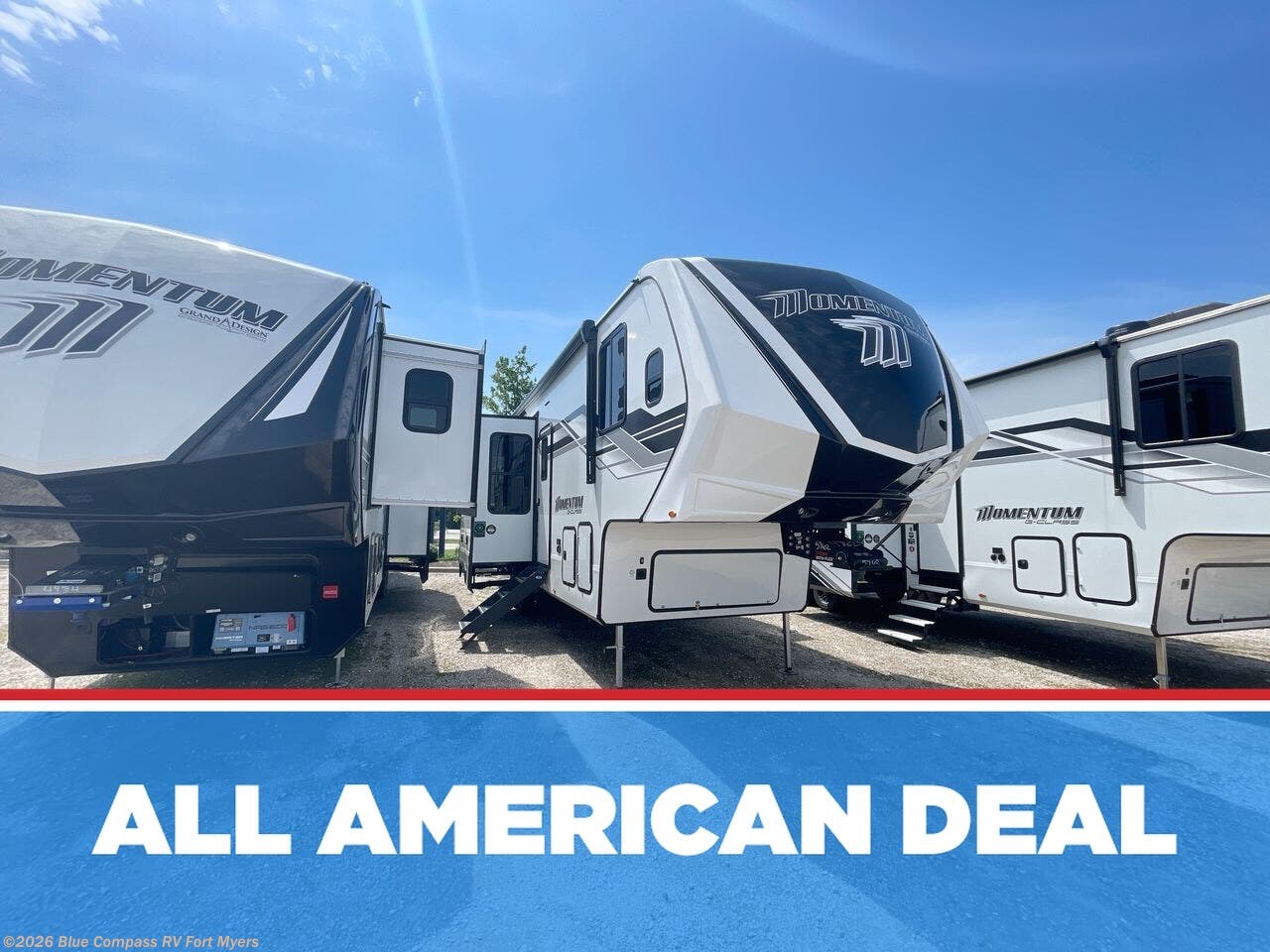 New 2026 Grand Design Momentum G-Class 320G available in Fort Myers, Florida