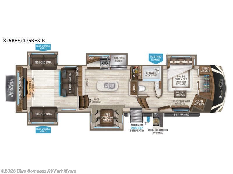 Used 2019 Grand Design Solitude 375RES available in Fort Myers, Florida