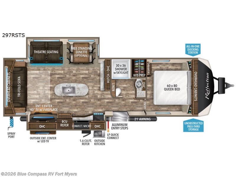 Used 2019  Grand Design Reflection 297RSTS by Grand Design from Blue Compass RV Fort Myers in Fort Myers, FL
