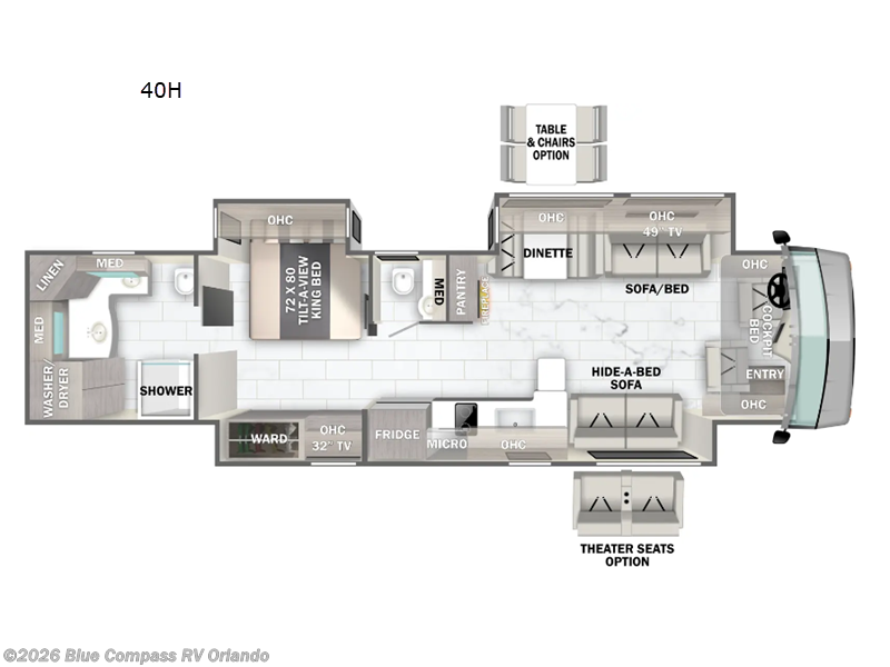 New 2026 Forest River Berkshire XL 40H available in Casselberry, Florida