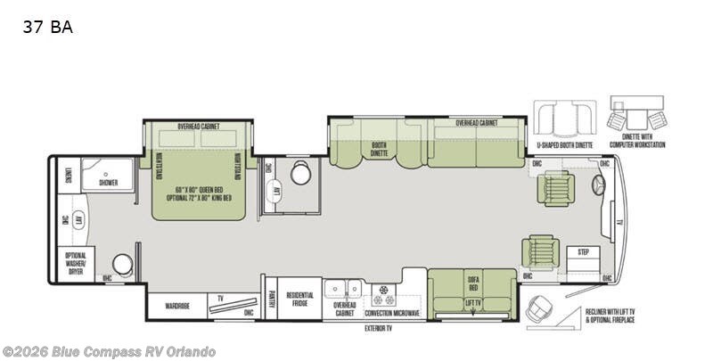 Used 2019 Tiffin Allegro Red 37 BA available in Casselberry, Florida