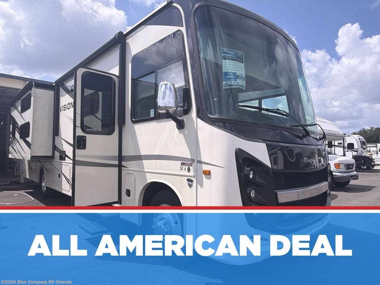 Used 2023 Entegra Coach Vision XL 36A available in Casselberry, Florida