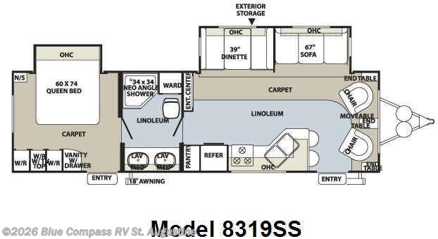 Used 2010 Forest River Rockwood 8319SS available in St. Augustine, Florida
