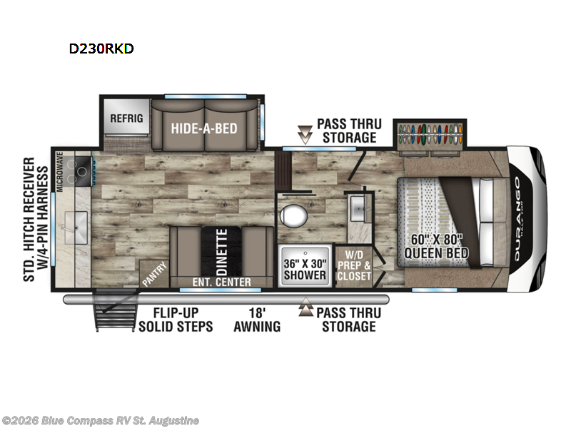 Used 2022 K-Z Durango Half-Ton D230RKD available in St. Augustine, Florida