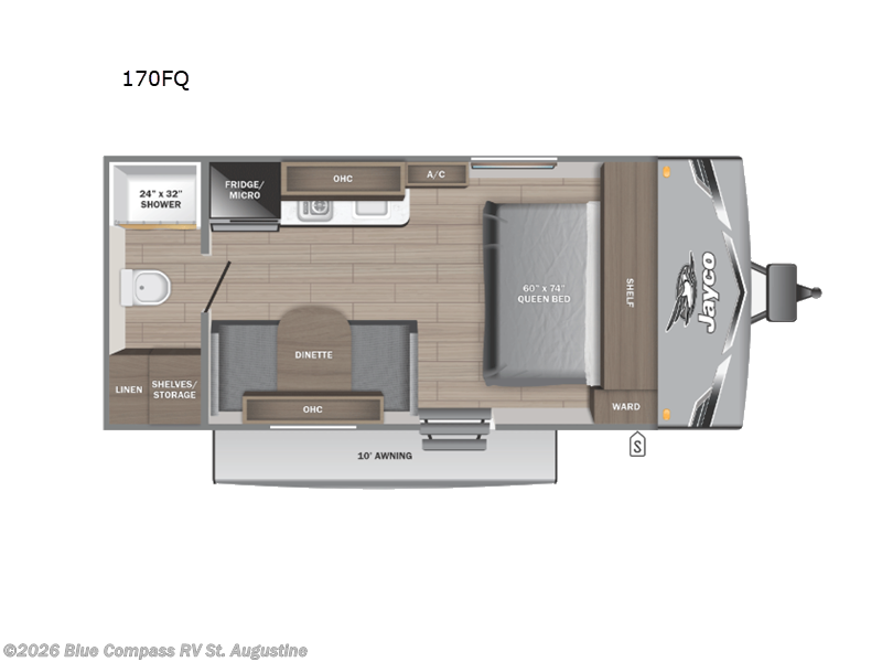 Used 2025 Jayco Jay Flight SLX 170FQ available in St. Augustine, Florida