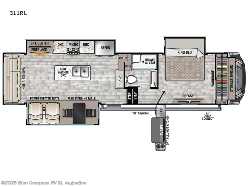 Used 2022 Forest River Cedar Creek 311RL available in St. Augustine, Florida