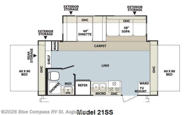 Used 2012 Forest River Flagstaff Shamrock 21SS available in St. Augustine, Florida