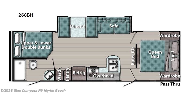 Used 2020 Gulf Stream Ameri-Lite Ultra Lite 268BH available in Myrtle Beach, South Carolina