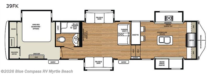Used 2018 Forest River RiverStone RiverStone 39FK available in Myrtle Beach, South Carolina