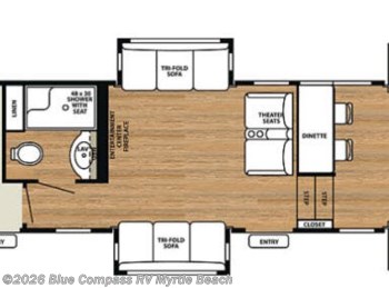 Used 2018 Forest River RiverStone RiverStone 39FK available in Myrtle Beach, South Carolina