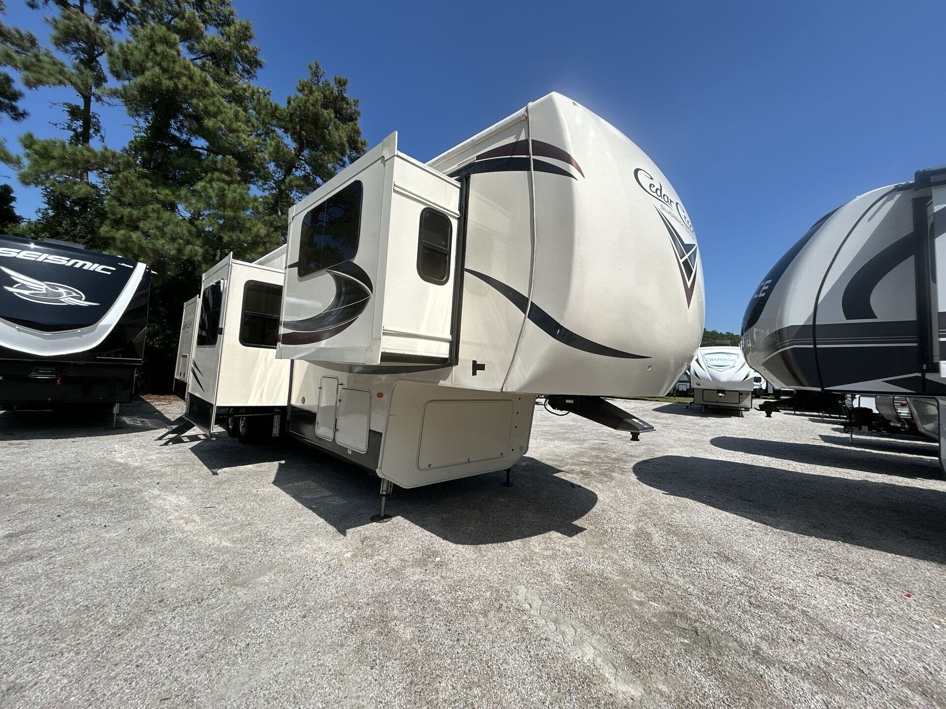 Used 2018 Forest River Cedar Creek Silverback 37FLK available in Myrtle Beach, South Carolina